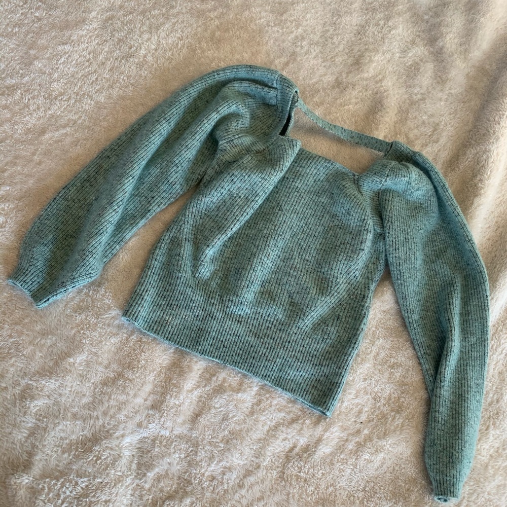 Back cutout sweater just fab